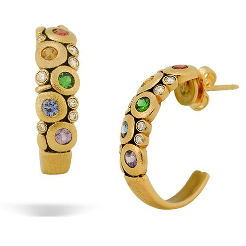 Precious Stone Earrings