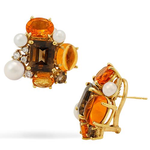 Semi-precious Stone Earrings