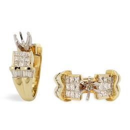 18k and Diamond Mounting