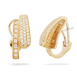 Scavia Hand Carved Citrine and Diamond Earrings