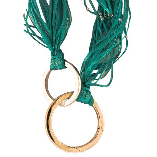 Calgaro Aqua Sterling Silver Necklace