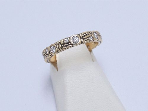 Alex Sepkus 18k and Diamond Band