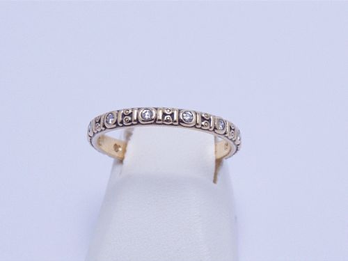 Alex Sepkus 18k Band w/ Diamonds