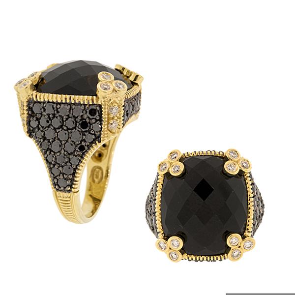 18KY MED MONACO BLK ONYX