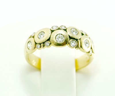 18k YG Diamond (0.40ct.) Orchard Ring