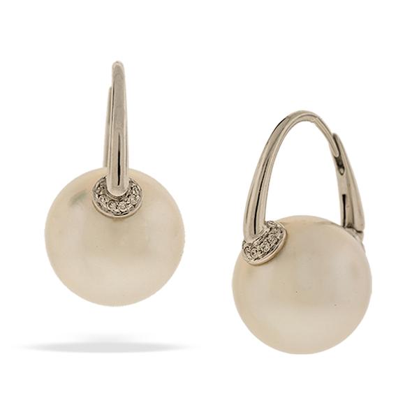 18KT.Y U SHAPE O.16CT. DIA