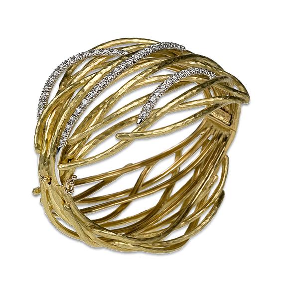 Lombardi 18k Birds Nest Cuff