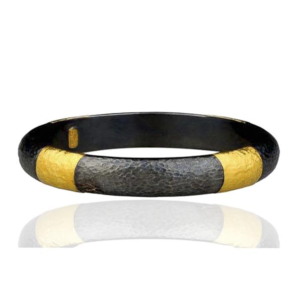 24kt. & Oxidized Gold 