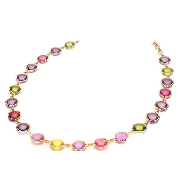 MULTI-STONE GEM NECKLACE
