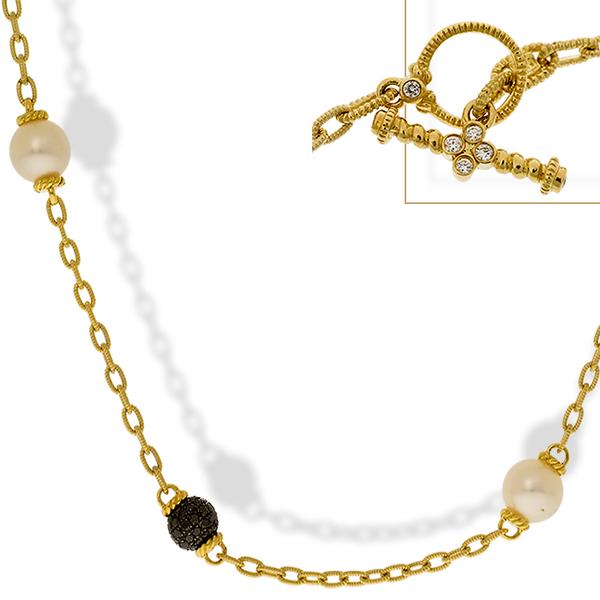 18KY NECKLACE B/W